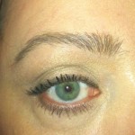 Eyebrow after using Hourglass Arch