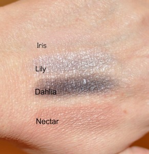 A Garden in Dusk swatches 