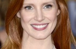 Jessica Chastain Makeup and Hair at the SAG Awards