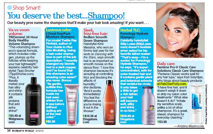 Shampoo 2 4 Fab Over 40