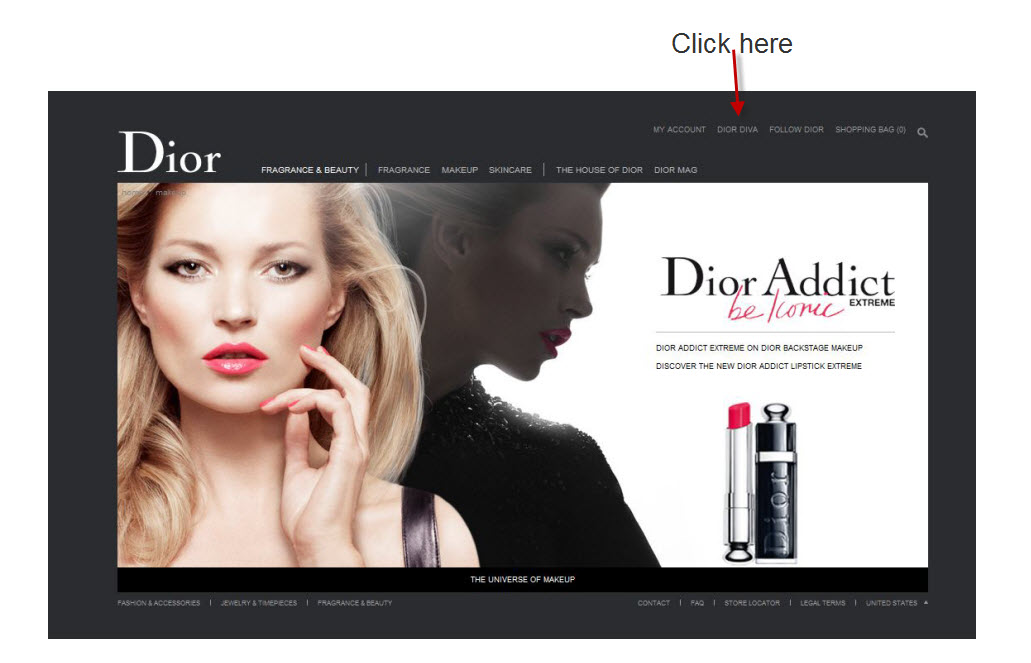 ånd Milestone tricky Dior Diva Rewards Program