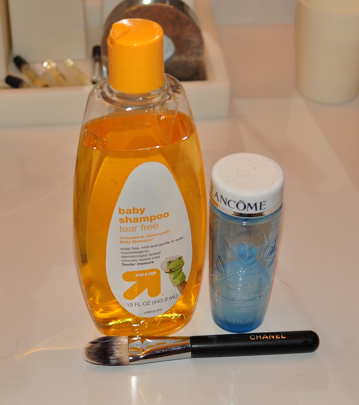 How to clean makeup brushes with baby shop shampoo
