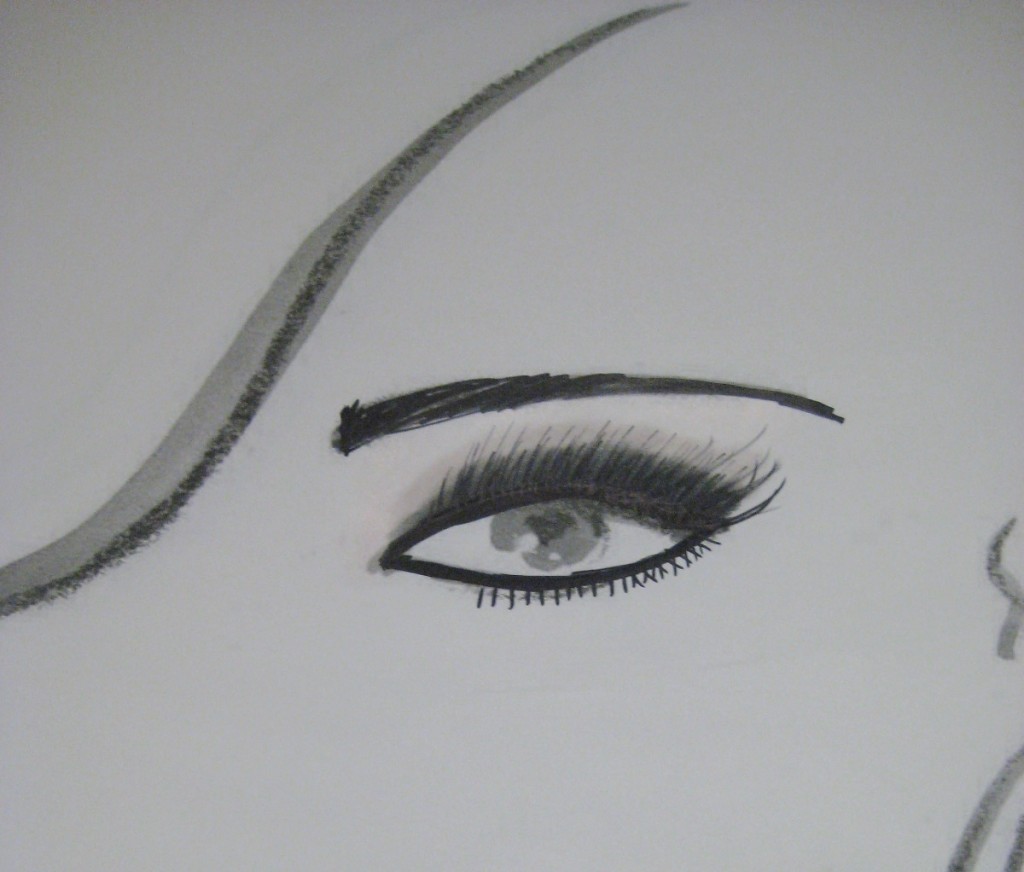 Evening eye look