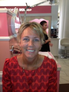 Eyebrow shaping - finished look