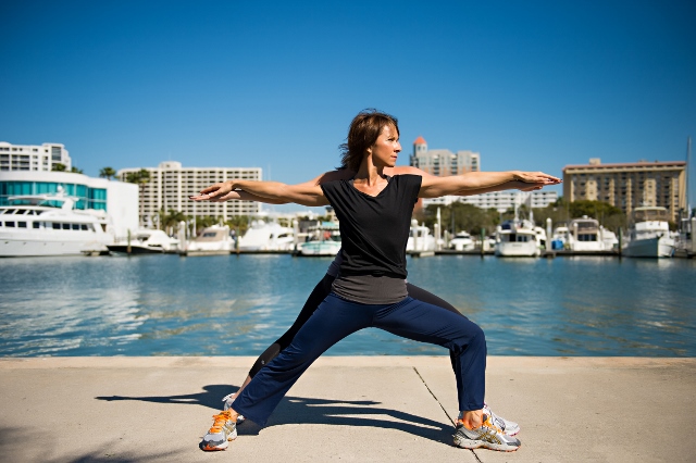 Warrior pose