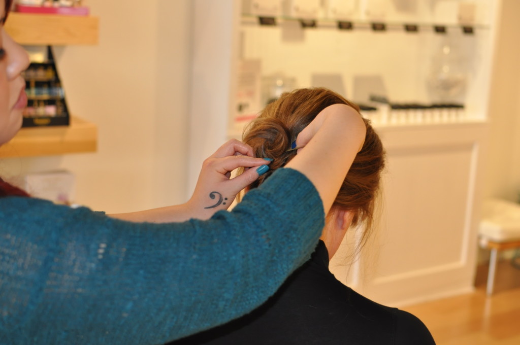 Twisting and adding pins