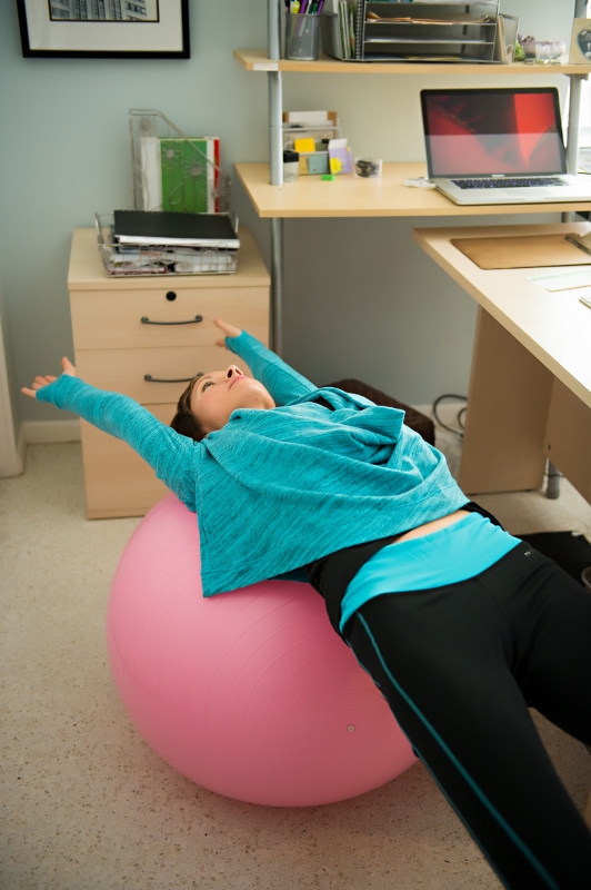 Ball Exercise - Core Stretches