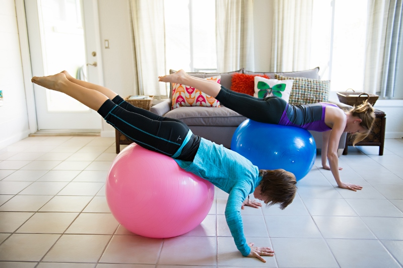 Easy To Do Exercises with a Fit Ball