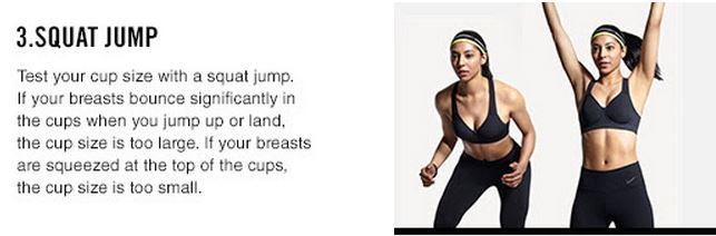 Nike Bra fit 3
