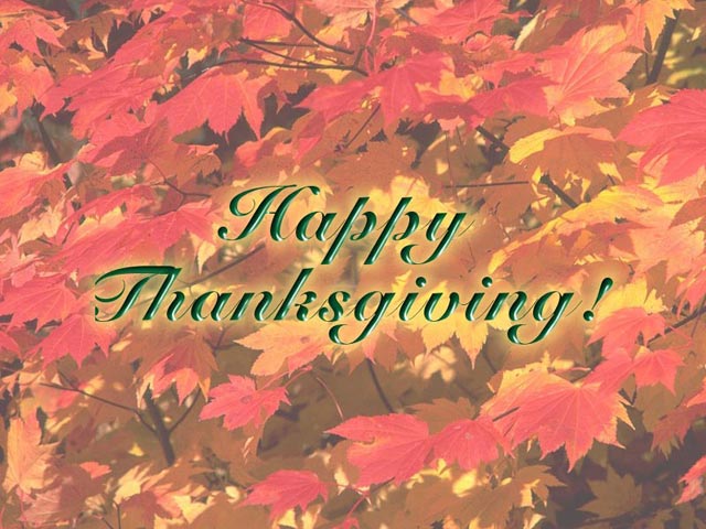 Being Thankful