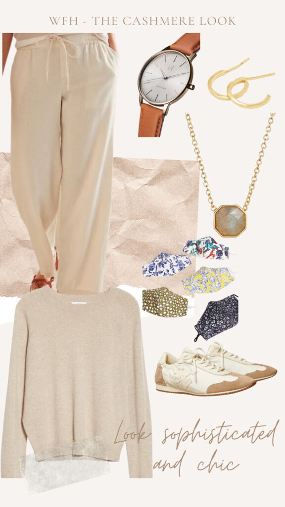 Comfy cashmere sweater look